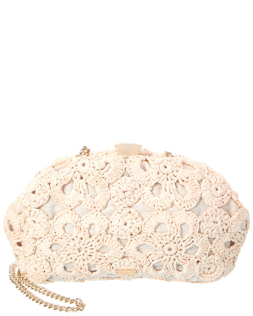 Rafe Rafé Aya Raffia Clutch In Brown