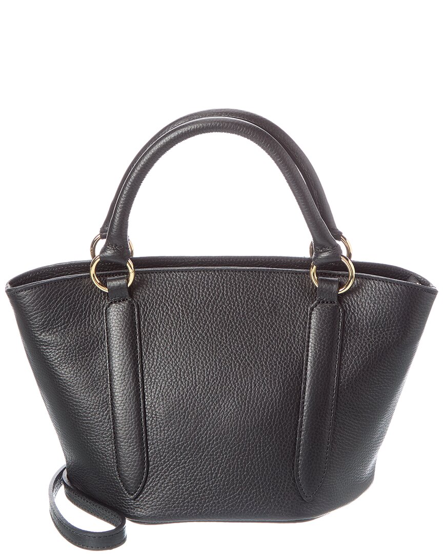 Italian Leather Top Handle Tote