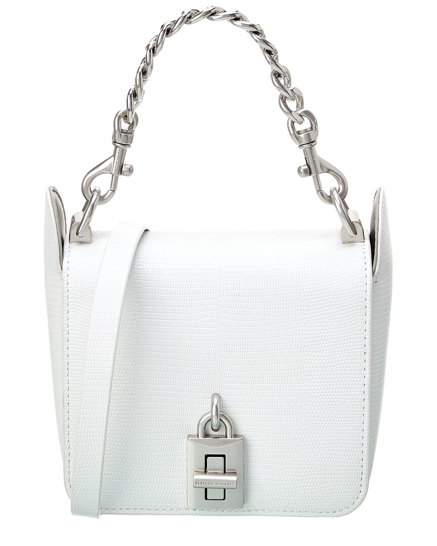 Rebecca Minkoff Love Too Small Leather Crossbody In White ModeSens