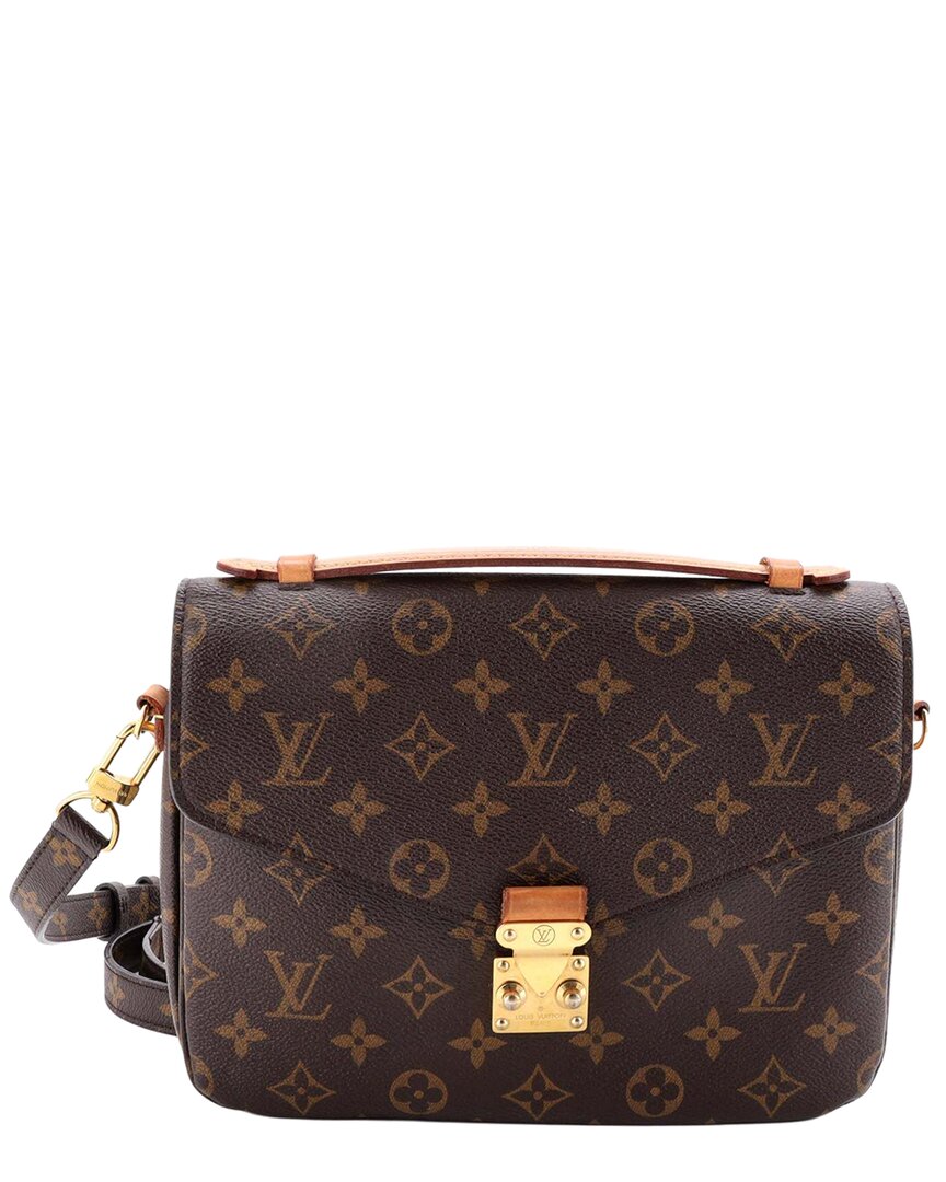 Louis Vuitton Brown Monogram Canvas Pochette Metis (authentic Pre-loved) In Brown/brown