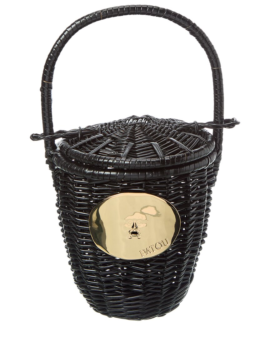 Patou Straw Top Handle Bag