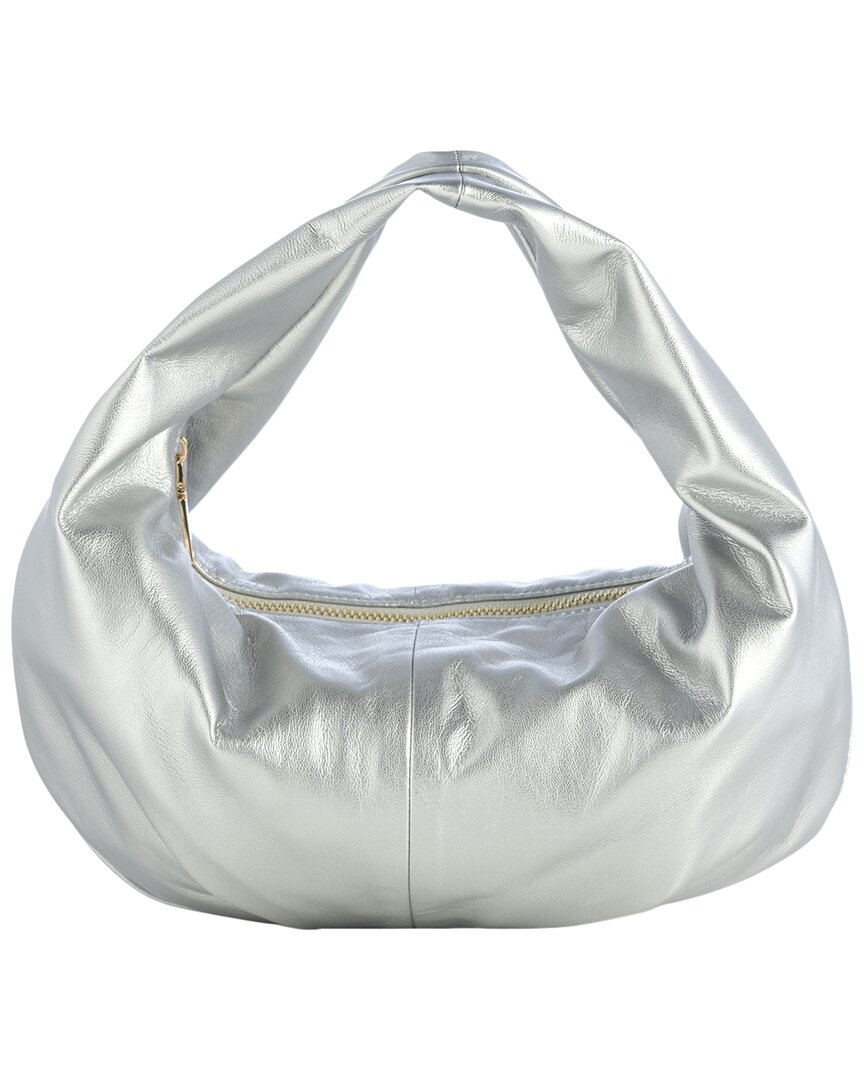Shop Shiraleah Milano Mini Hobo Bag In Silver
