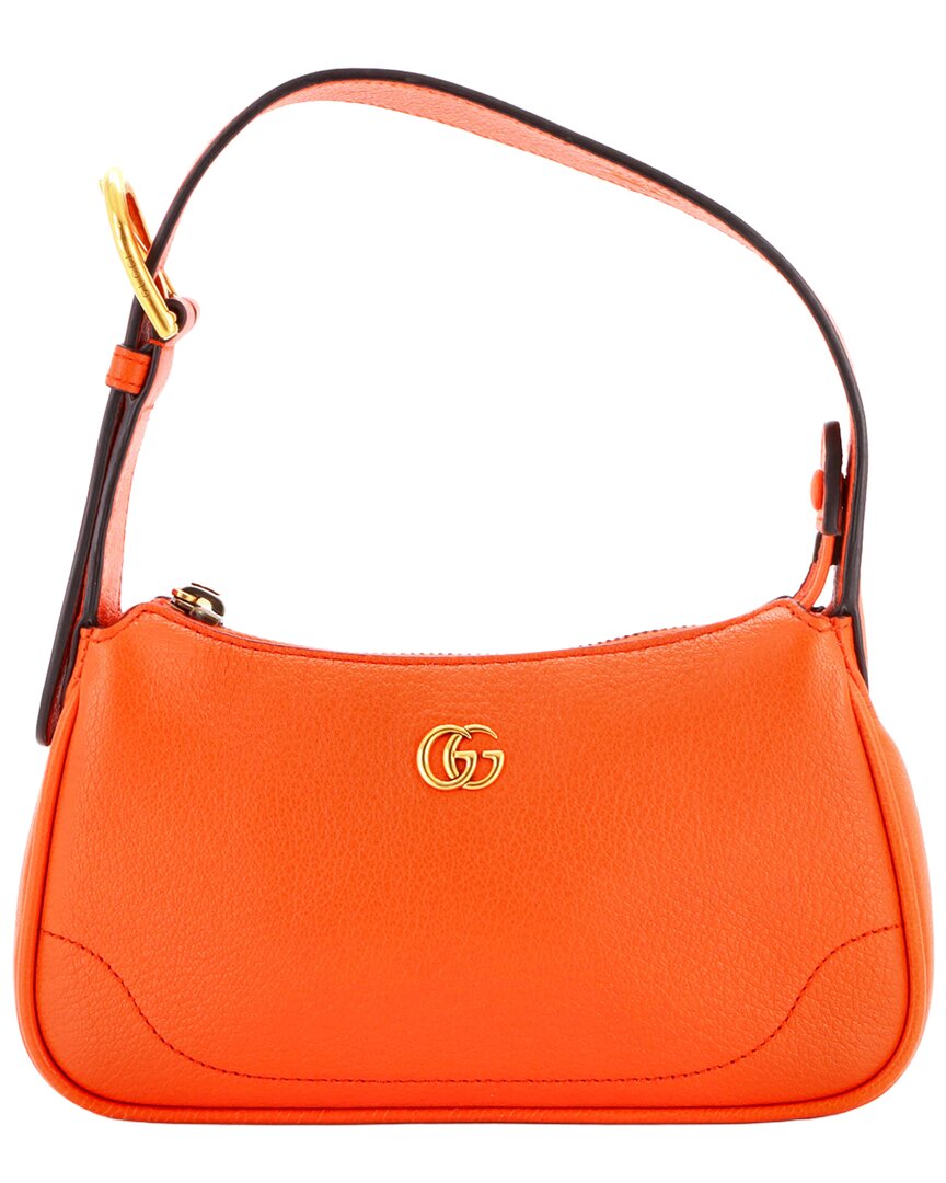 Gucci Aphrodite Shoulder Bag Leather Mini (authentic Pre-loved)