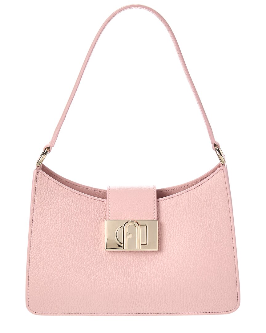 Furla 1927 Small Soft Leather Shoulder Bag In Pink