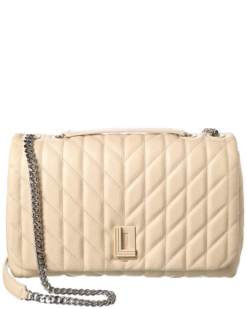 Karl Lagerfeld Lafayette Xl Leather Shoulder Bag