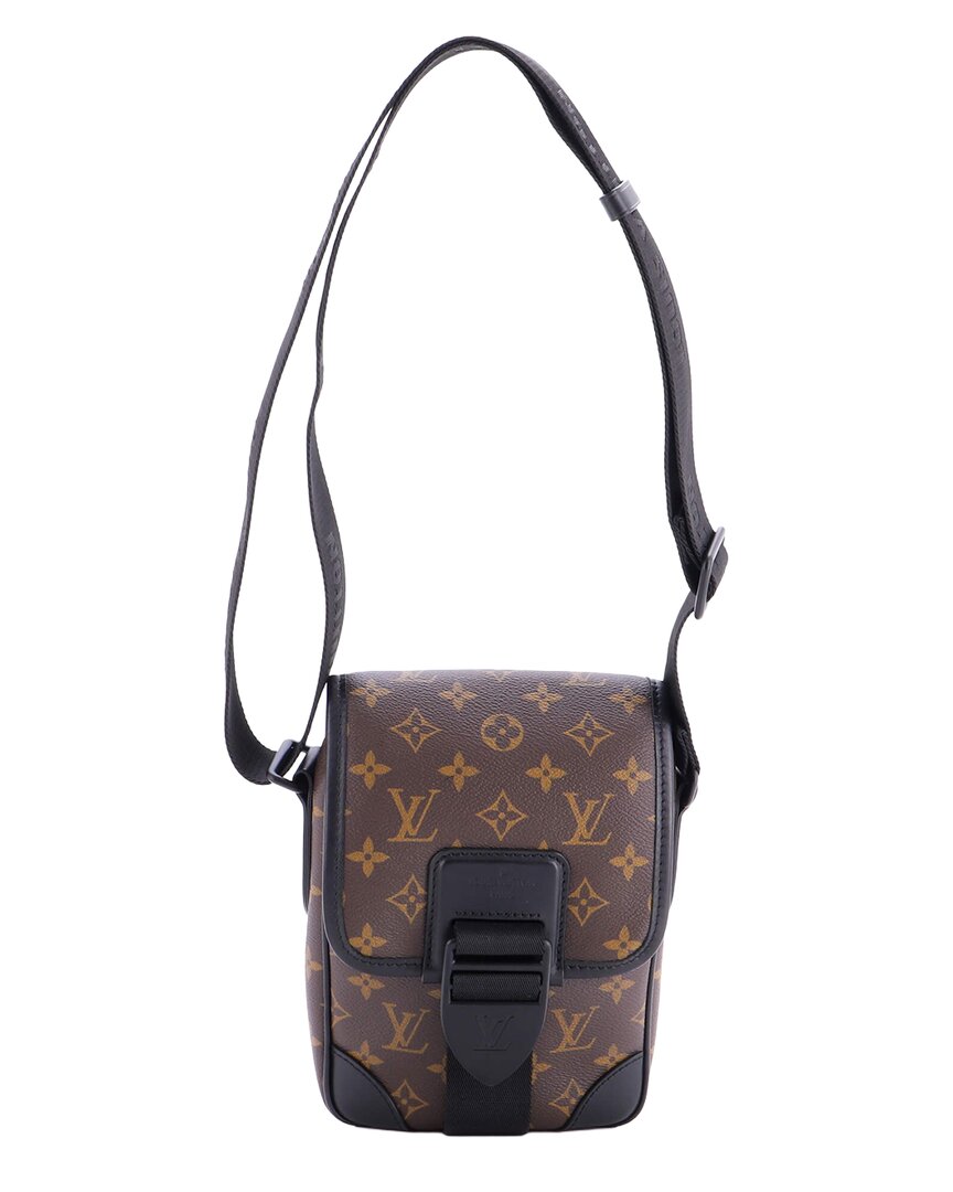 Louis Vuitton Archy Messenger Bag Macassar Monogram Canvas Pm (authentic Pre-loved)