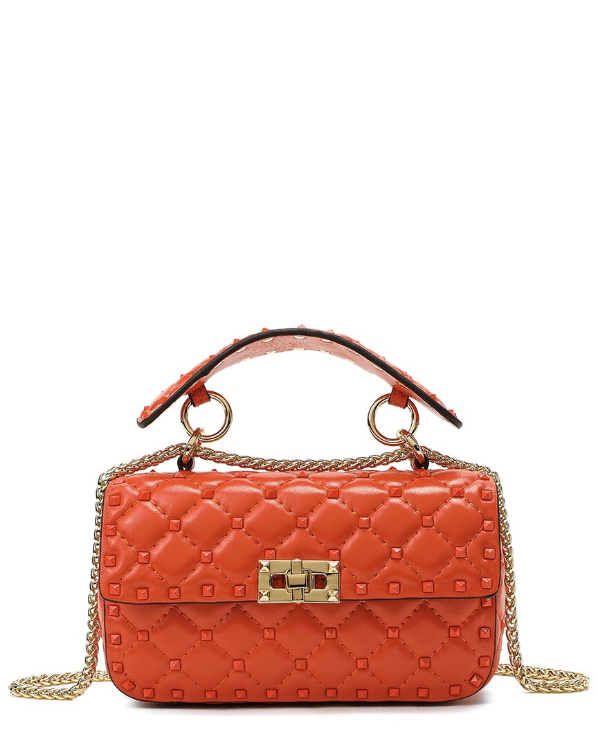Tiffany & Fred Paris Quilted & Studded Leather Crossbody