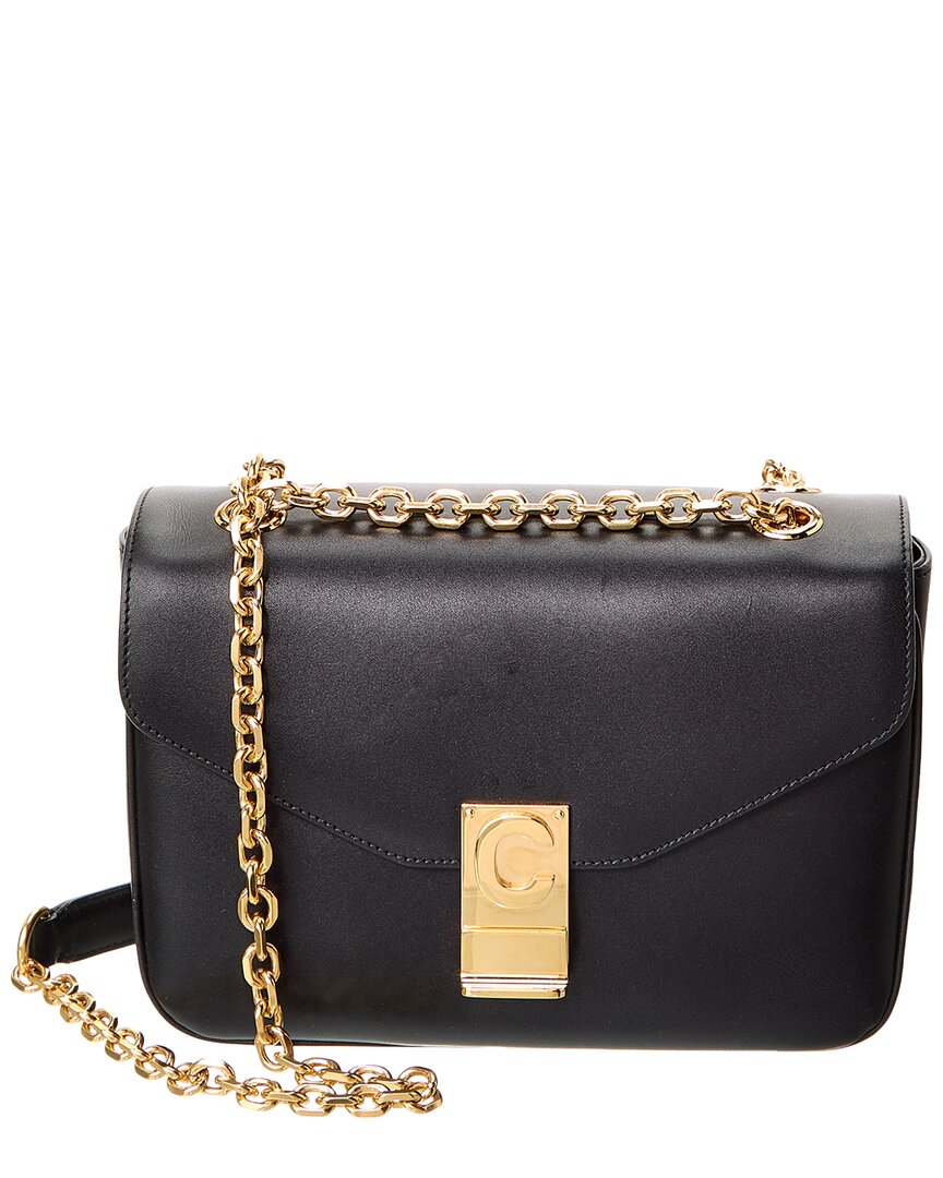 Celine C Medium Leather Shoulder Bag (authentic )
