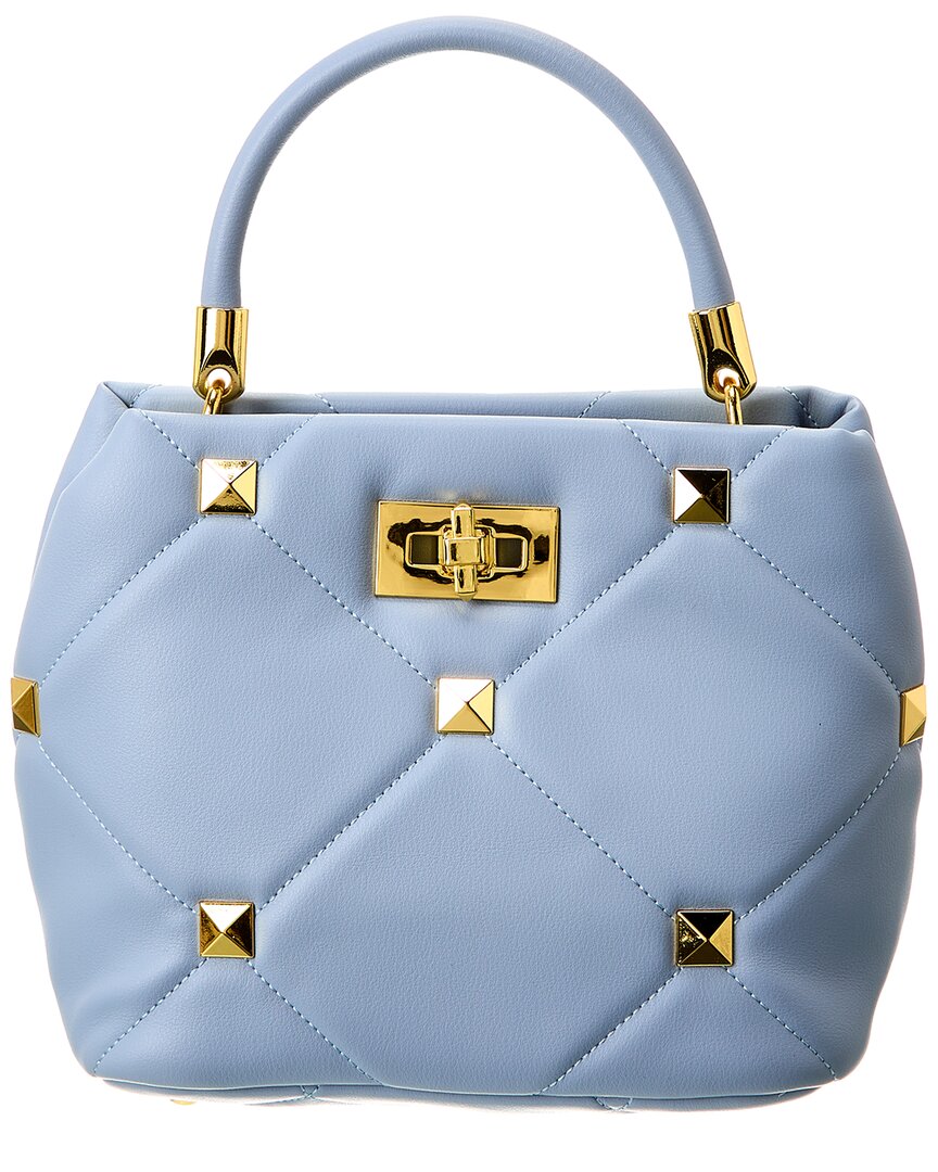 Valentino Roman Stud The Handle Small Leather Shoulder Bag (authentic Pre-