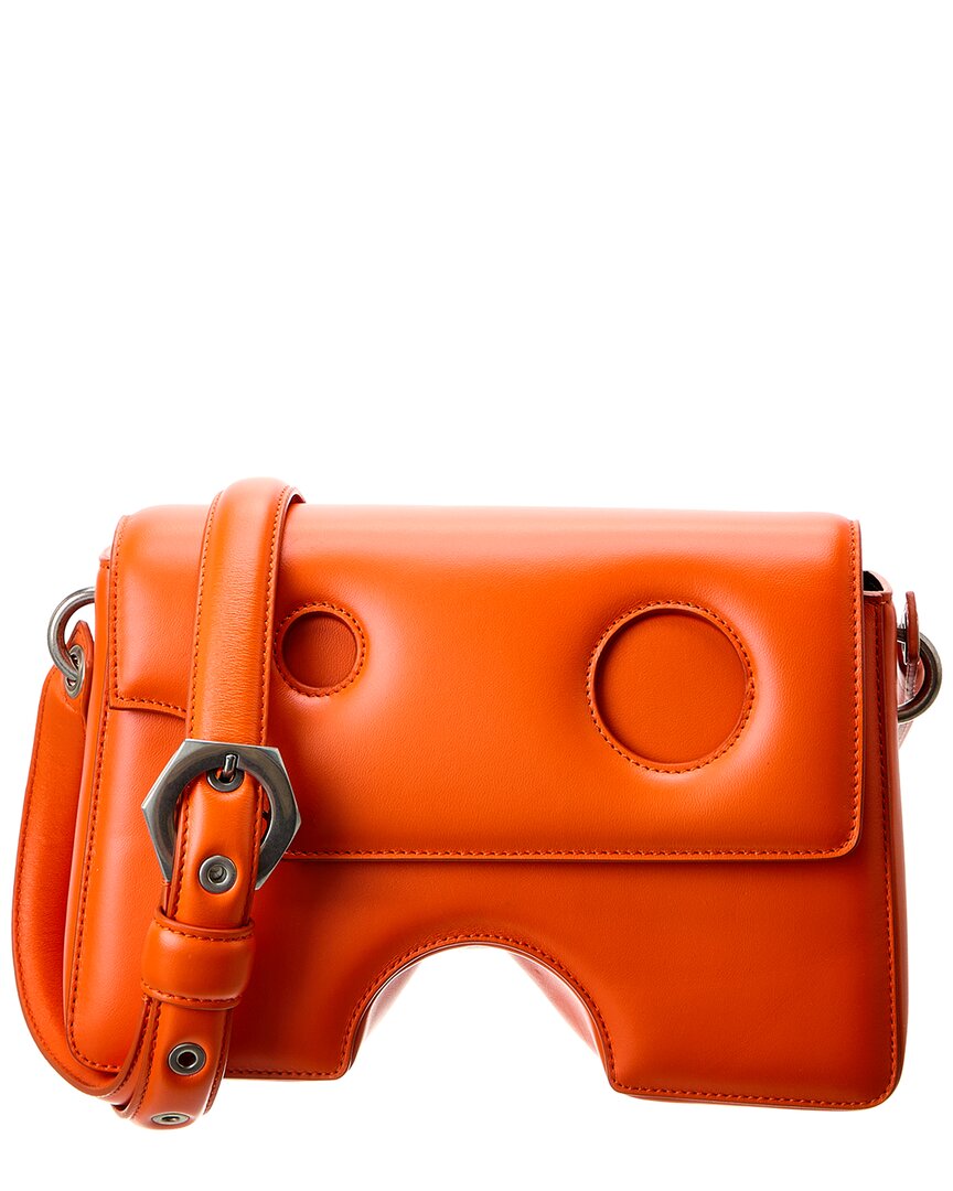 Off-white Burrow Leather Shoulder Bag (authentic )