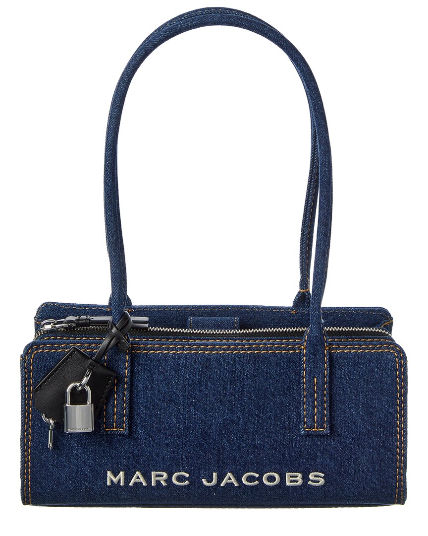 Marc Jacobs Denim Bold Satchel In Blue
