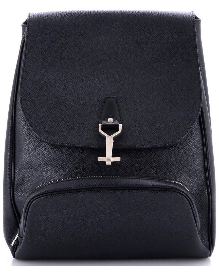 LOUIS VUITTON Pre-owned Black Taiga Leather Cassiar Backpack (authentic Pre-loved)