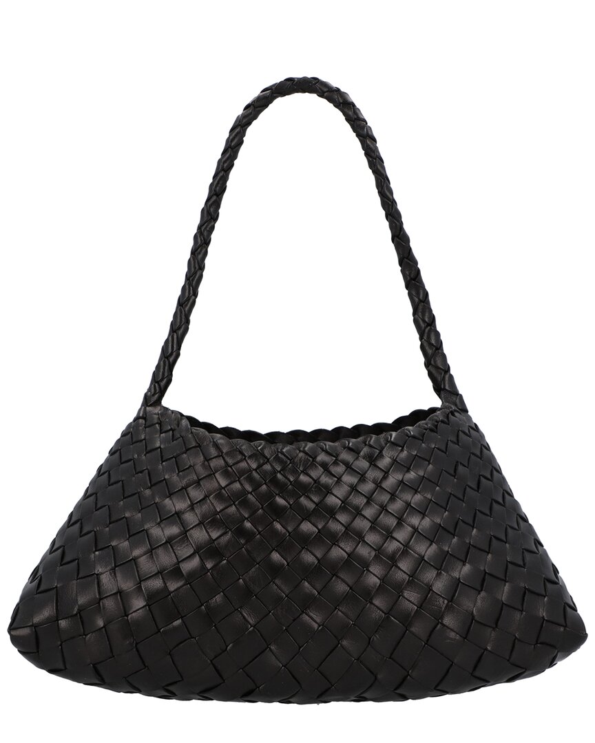 Dragon Diffusion Rosanna Leather Shoulder Bag In Black