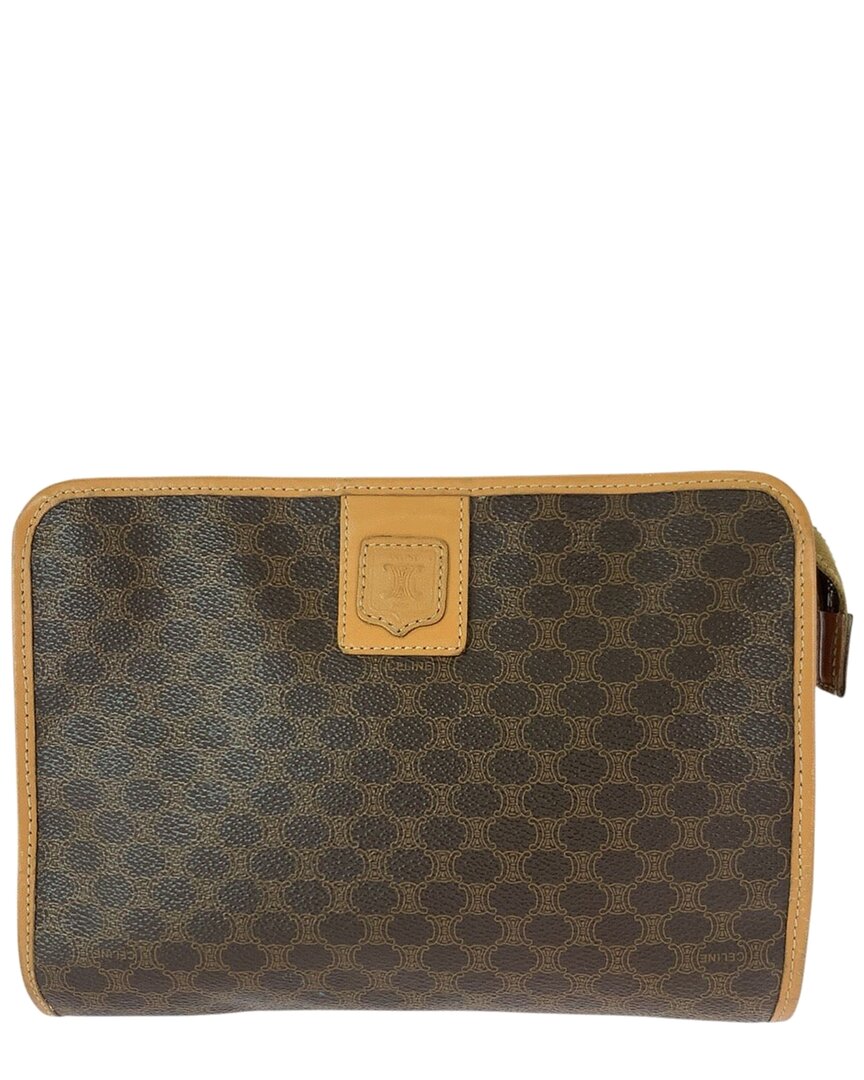 Celine Macadam Pvc Clutch (authentic Pre-loved)