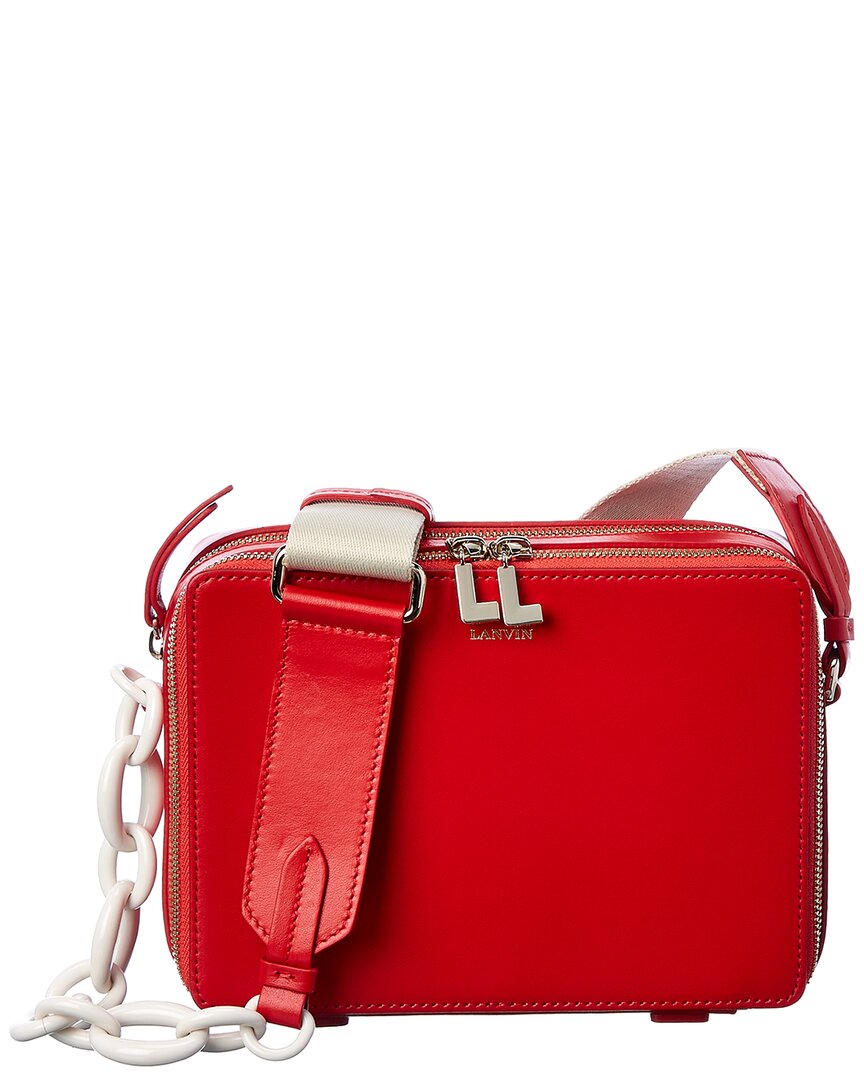 Image of Lanvin Toffee Small Leather Shoulder Bag