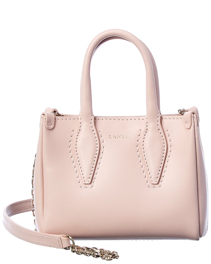 Image of LANVIN Journee Micro Leather Shoulder Bag