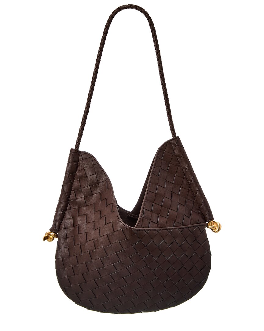 Tiffany & Fred Woven Leather Hobo Shoulder Bag