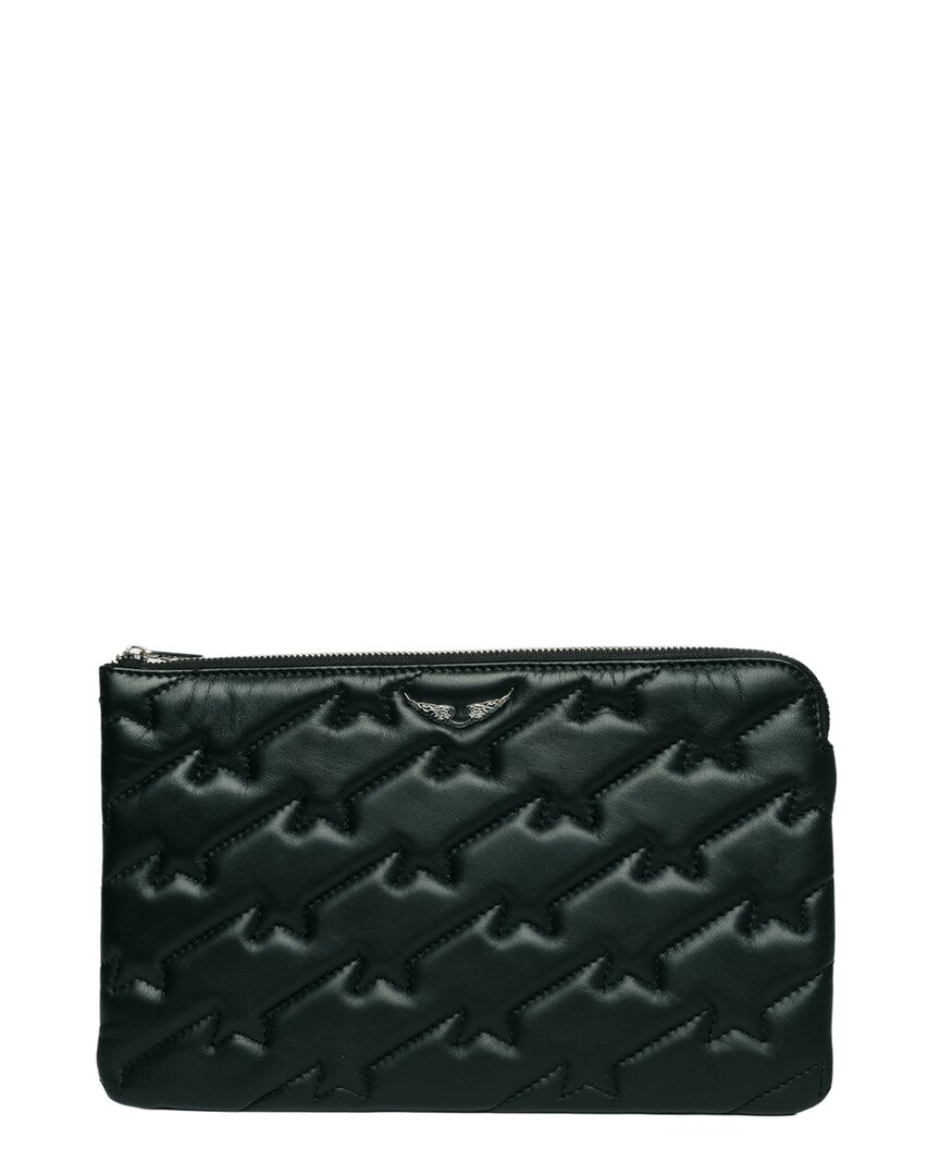 Zadig & Voltaire Uma Wings Zv Quilted Leather Pouch