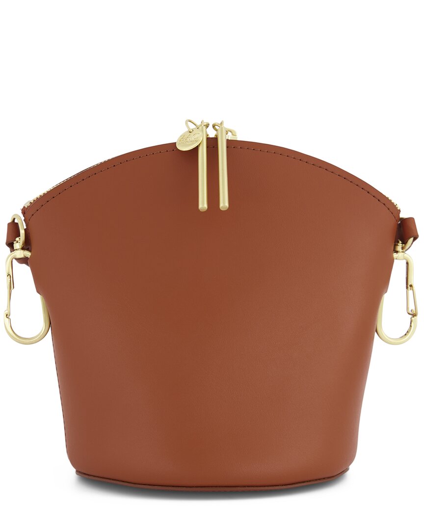Cinnamon Belay Saddle Crossbody Bag by ZAC Zac Posen Handbags for