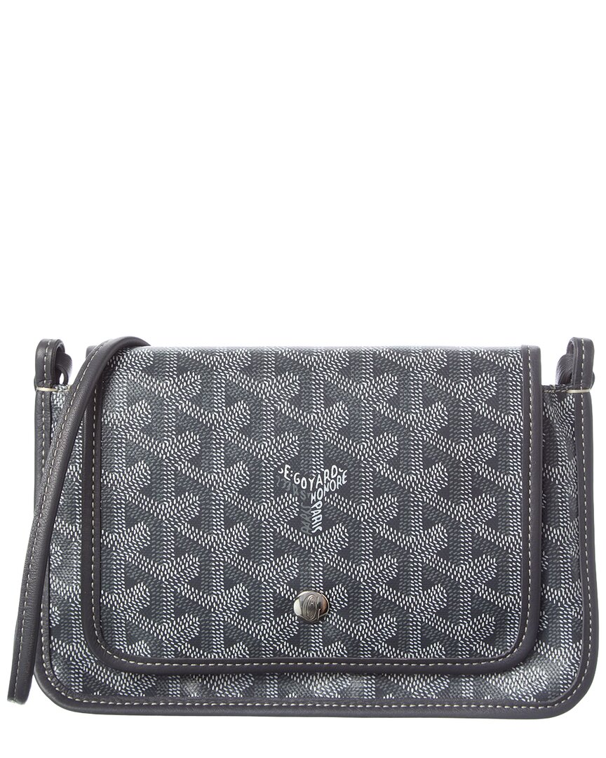 Pre-owned Goyard Grey Coated Canvas Crossbody (authentic Pre-loved) In Gray/silver