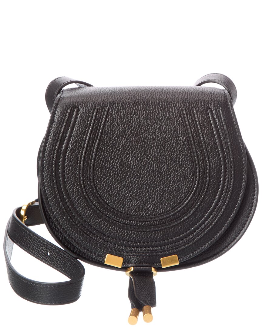 Chloé Leather Small Shoulder Bag In Black
