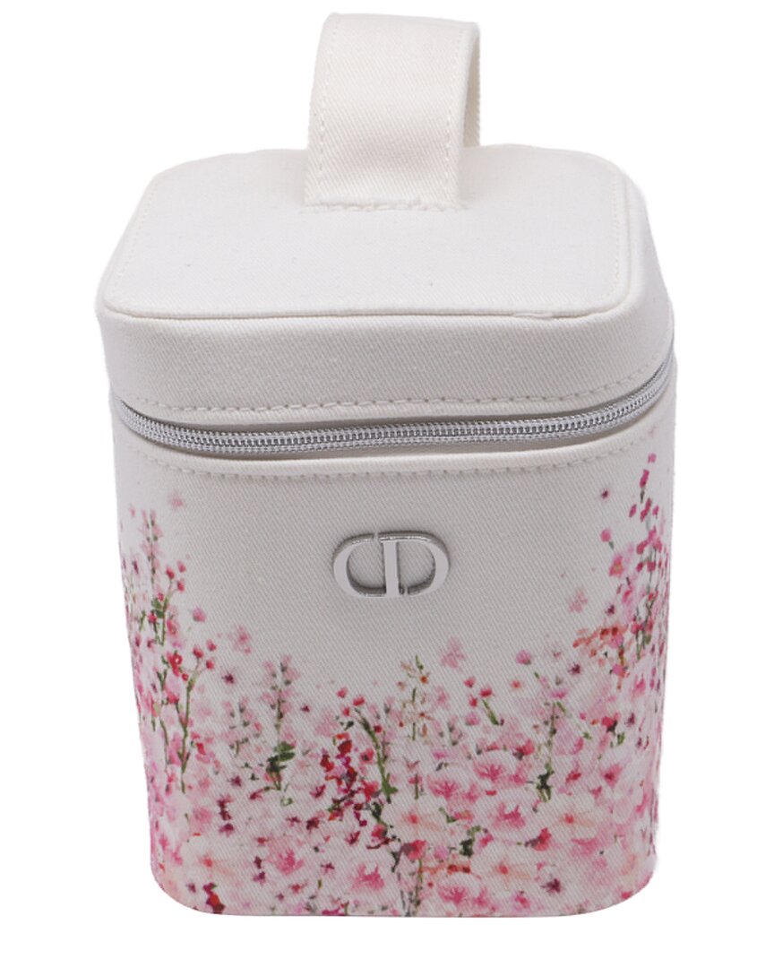 Dior Floral-print Vanity Pouch Bag (authentic Pre-loved)