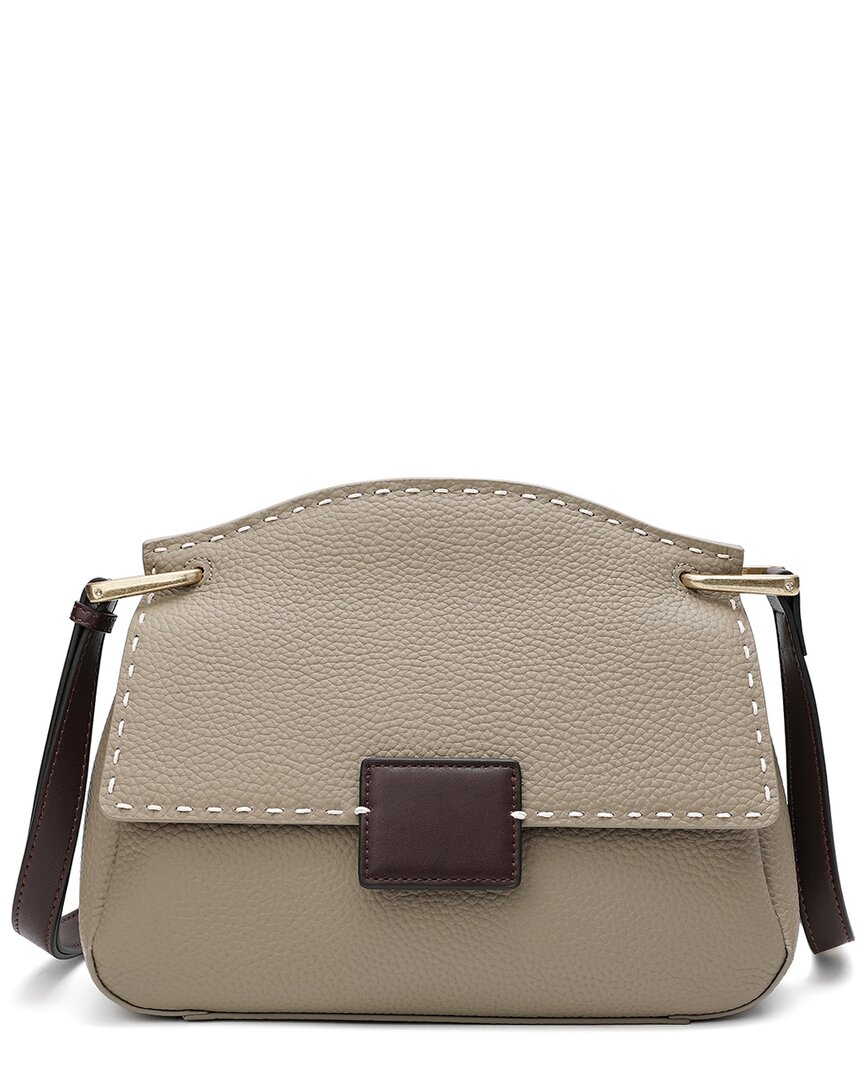 Tiffany & Fred Paris Full-grain Leather Crossbody