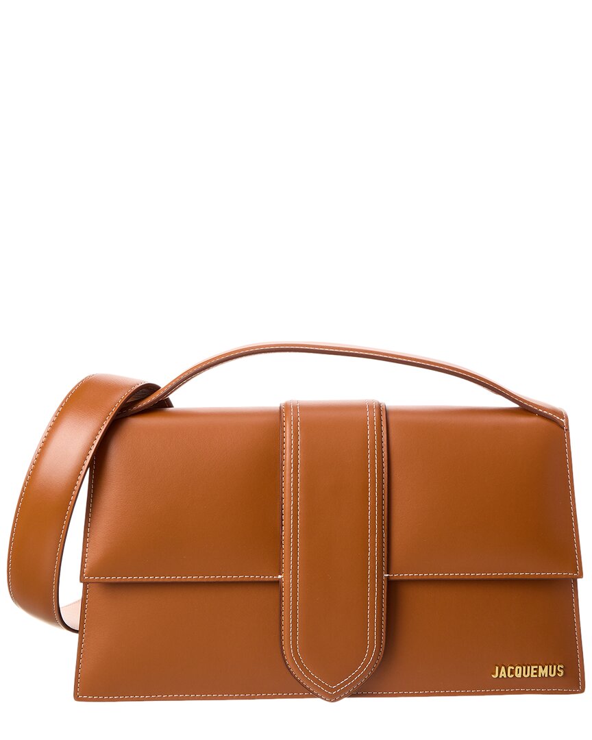 Shop Jacquemus Le Bambinou Leather Shoulder Bag