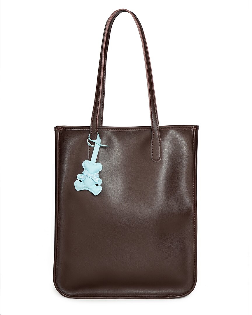 Tiffany & Fred Paris Smooth Leather Double Handle Tote