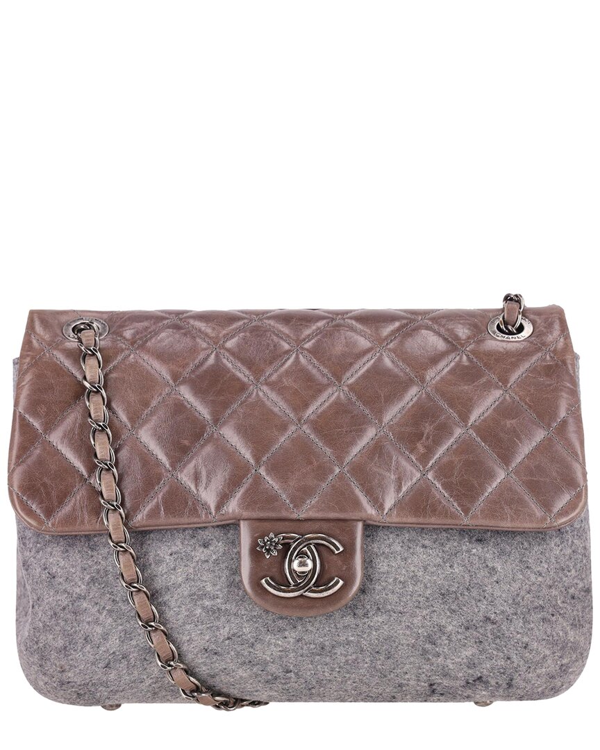 Chanel Paris-salzburg Métiers D 'art Edelweiss Medium Flap Bag (authentic Pre- Loved)