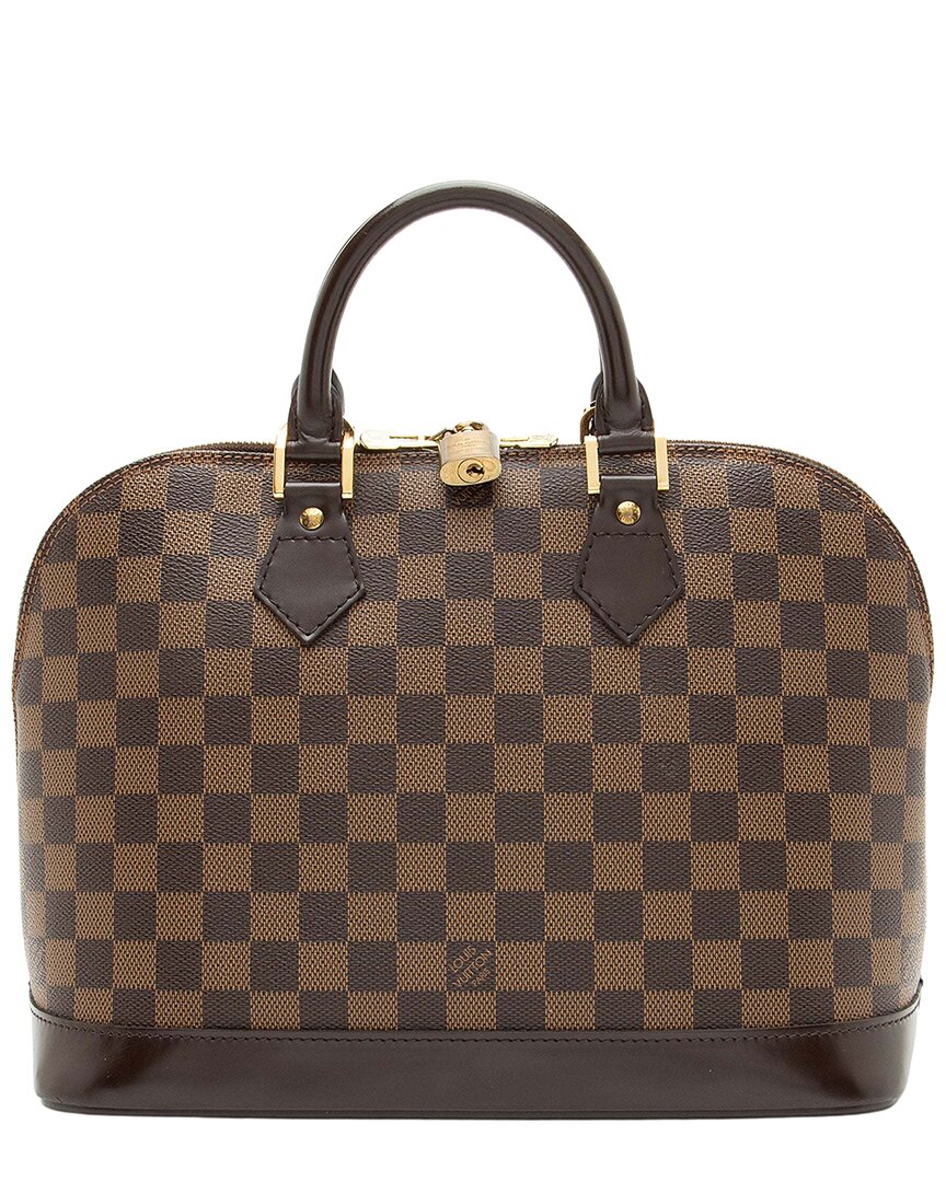 Louis Vuitton Vintage Damier Ebene Alma Pm Satchel (authentic Pre-loved)