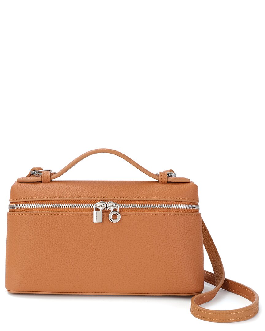 Tiffany & Fred Paris Full-grain Mini-structured Leather Bag