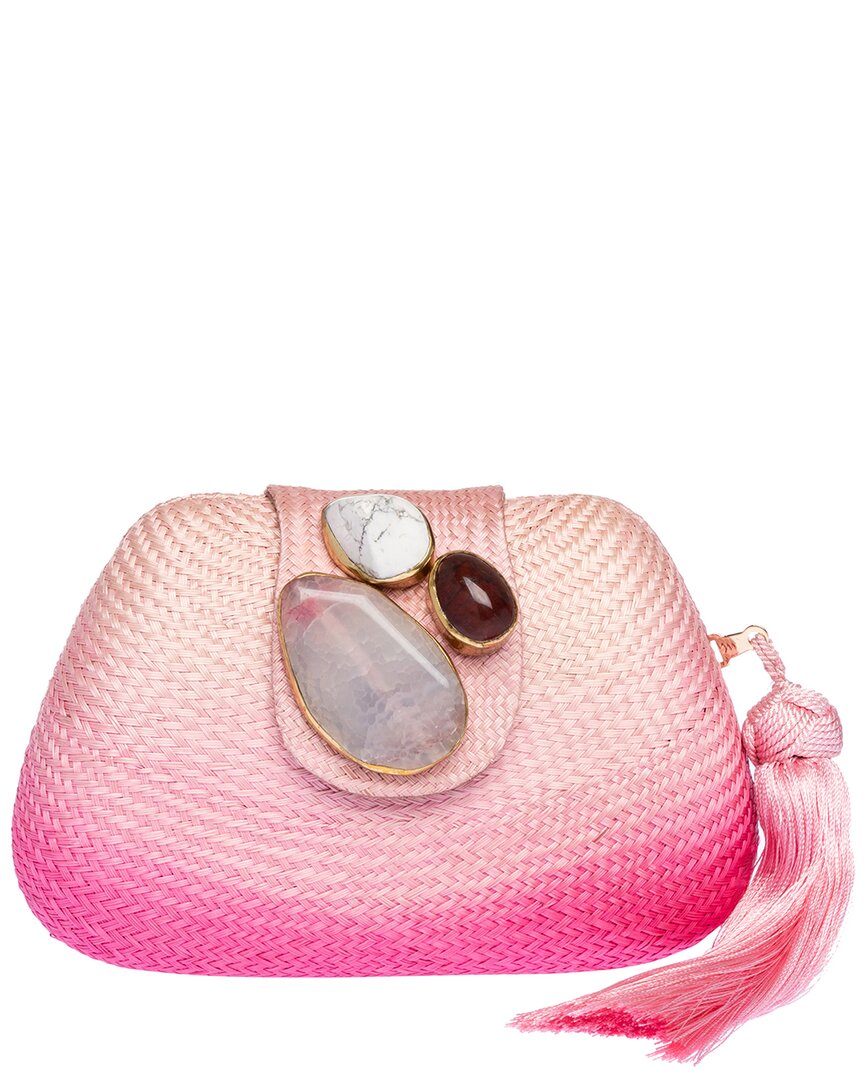 Rafe Rafé Tamu Clutch In Pink