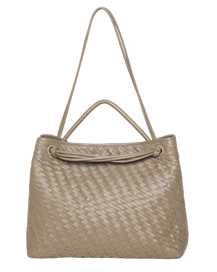 Walter Baker Hazel Leather Tote In White