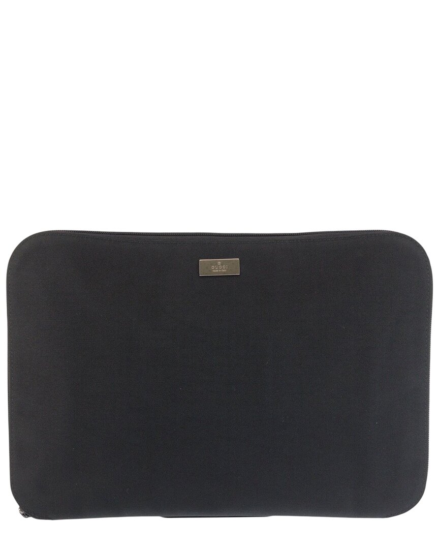 Gucci Black Nylon Clutch Bag (authentic Pre-loved)