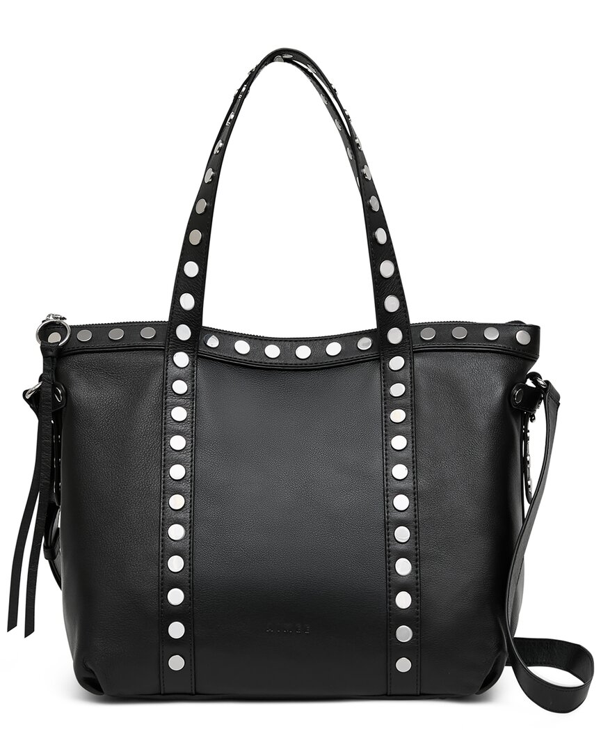 Aimee Kestenberg Jagger Leather Tote In 001-black