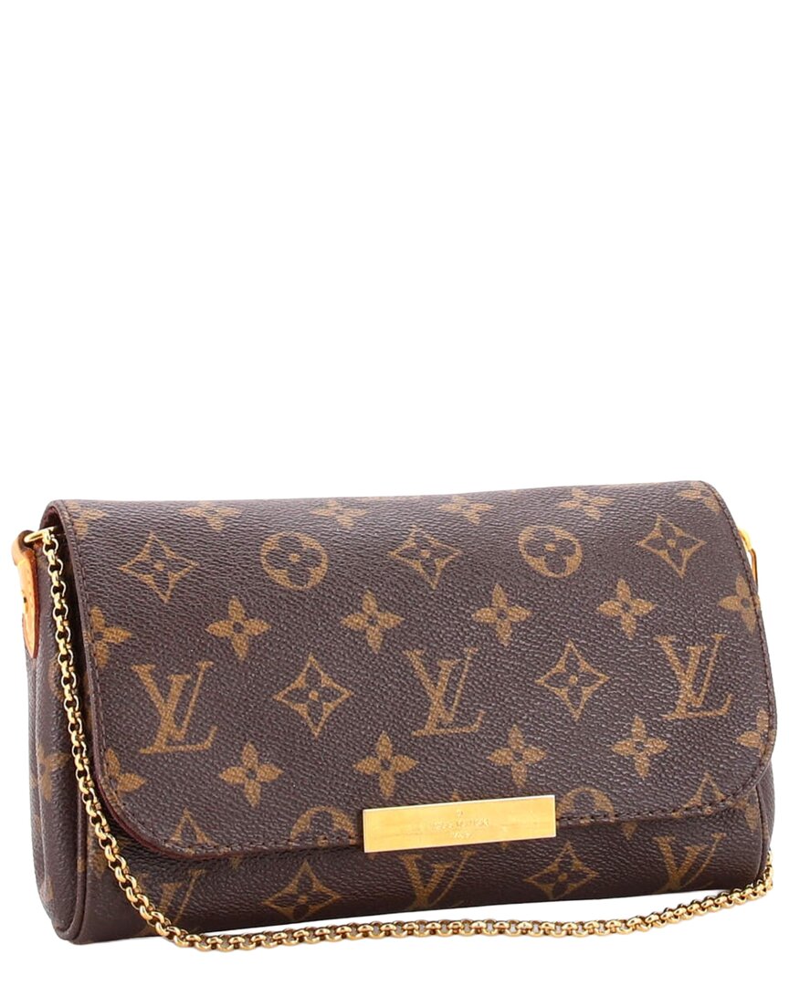 LOUIS VUITTON 브라운 모노그램 캔버스 페이보릿 PM