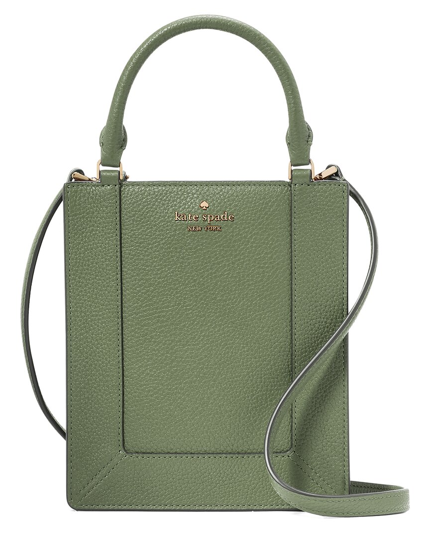 Kate Spade New York Lena Pebbled Leather Mini Tote In Green