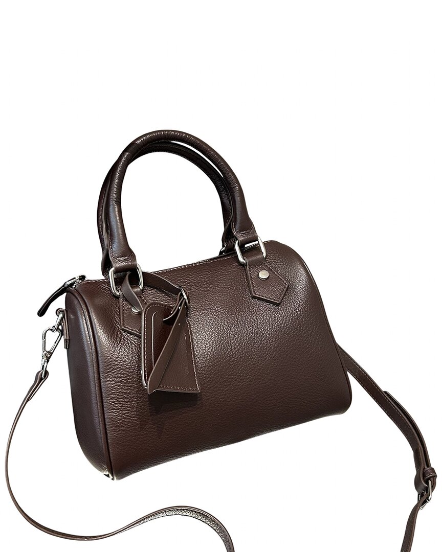 Bella Desert Leather Crossbody In Red