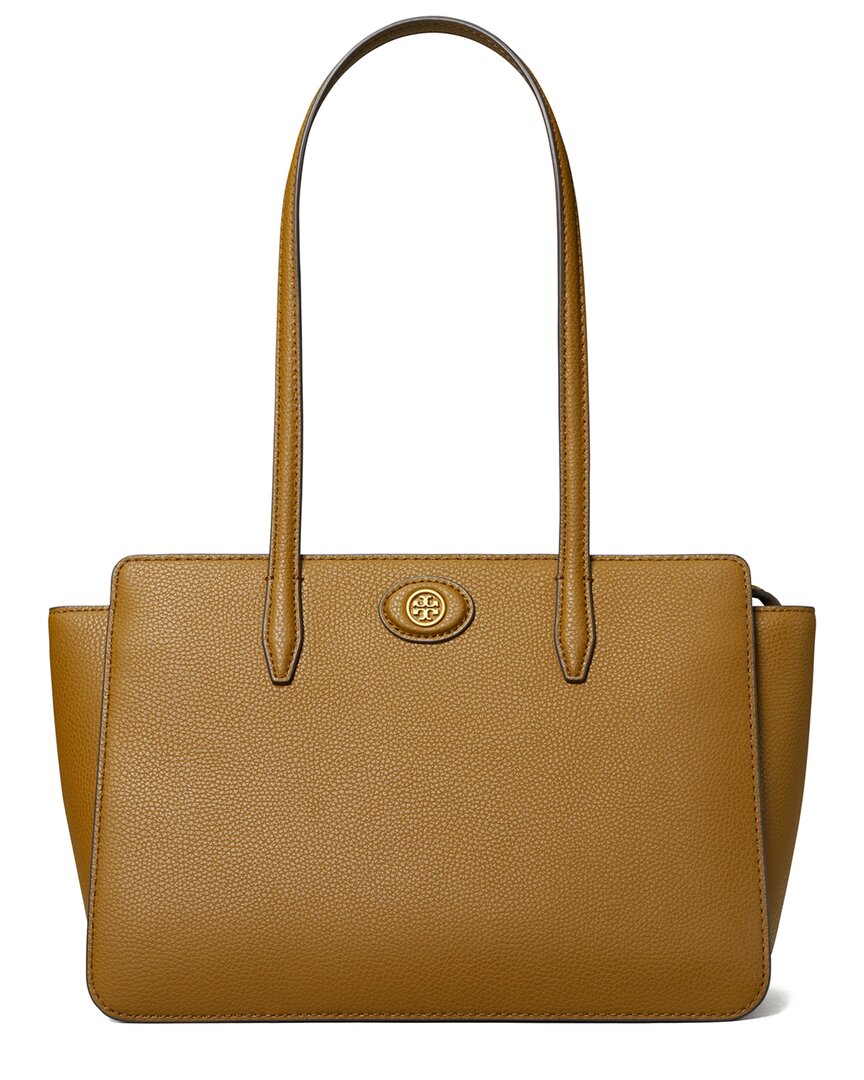 Shop Tory Burch Robinson Small Tote In Brown