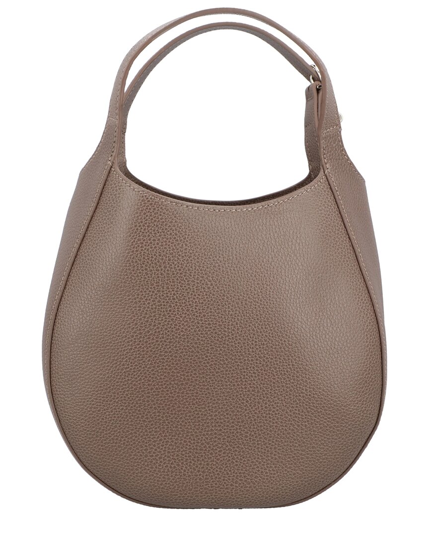Longchamp Le Foulonné Leather Tote In Brown