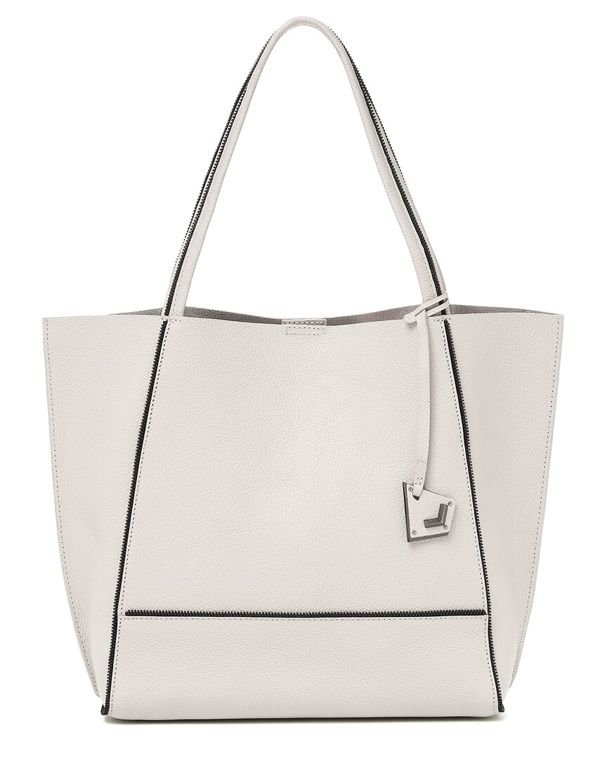 Shop Botkier Soho Leather Tote In Grey