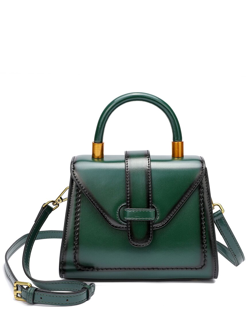 Tiffany & Fred Paris Leather Satchel