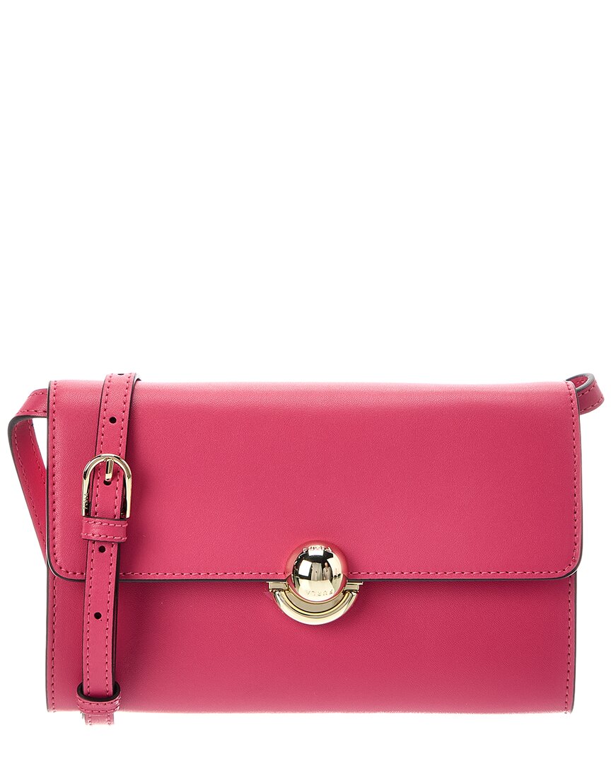 Furla Light/Gold/Pink Sfera Leather Mini Bag