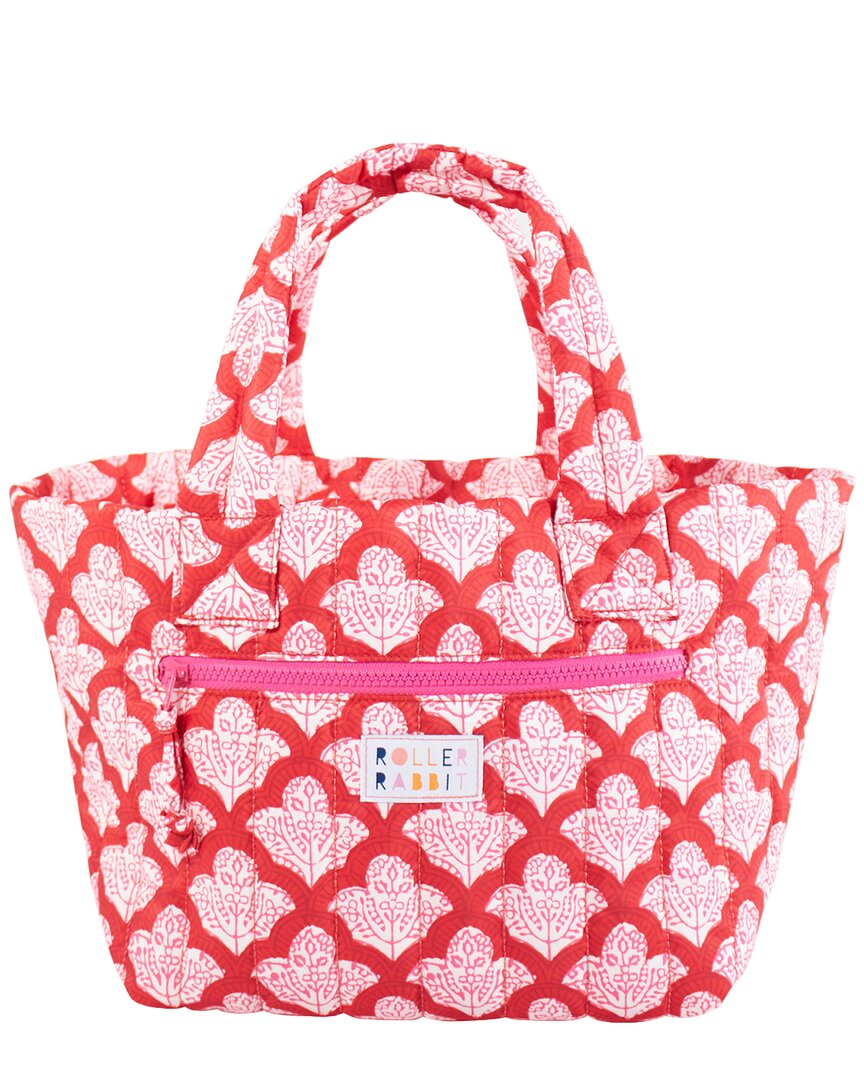 Shop Roller Rabbit Jemina Small Quilted Tote In Red