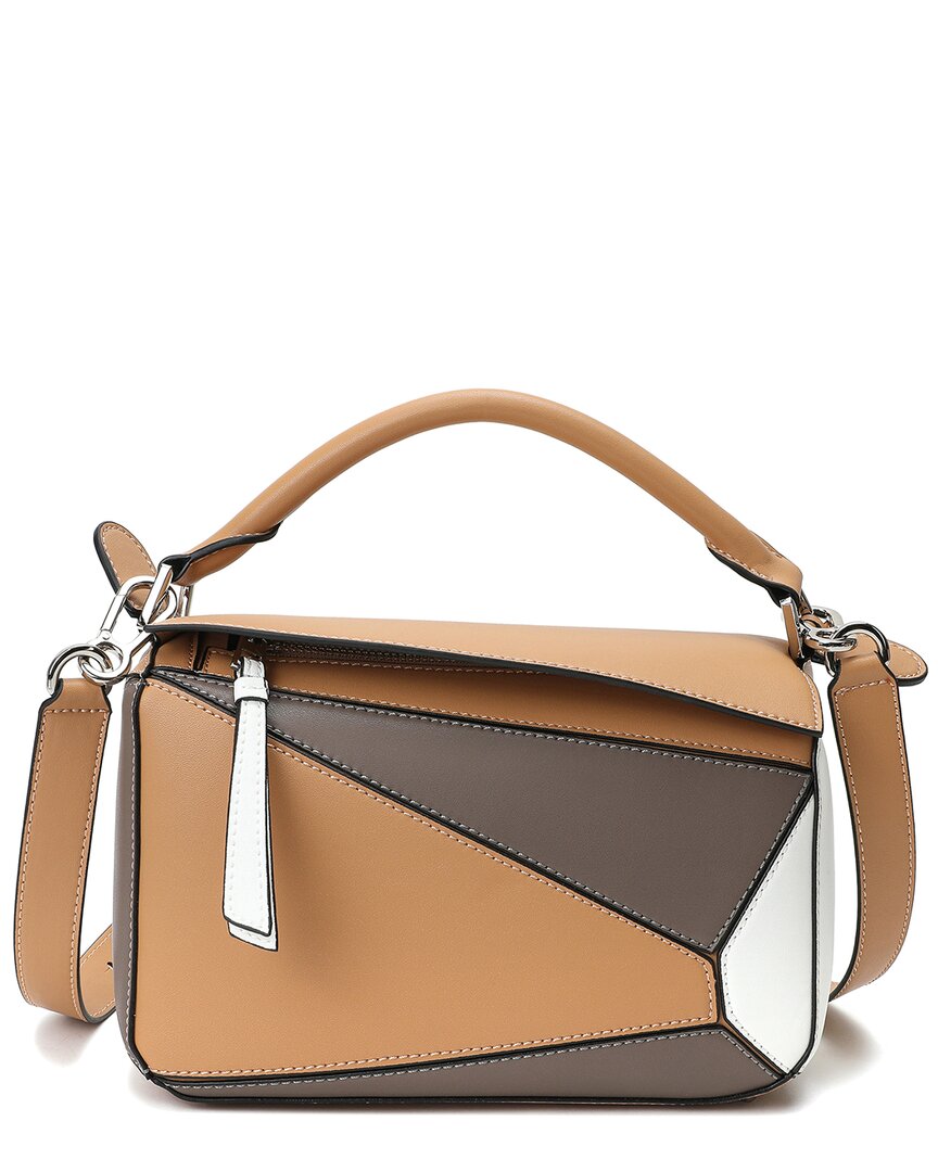 Tiffany & Fred Paris Smooth Leather Crossbody In Brown