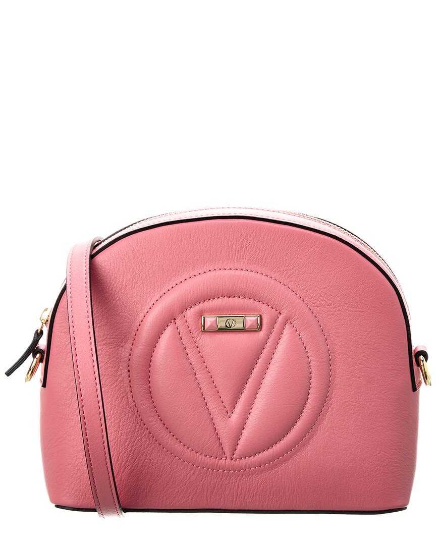 Shop Valentino By Mario Valentino Diana Signature Leather Crossbody In Pink