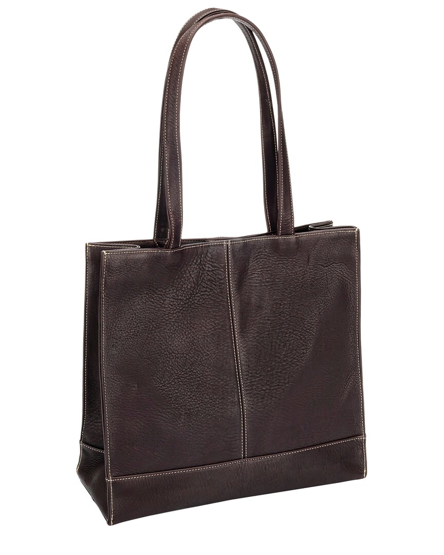 Le Donne Everly Leather Tote In Brown
