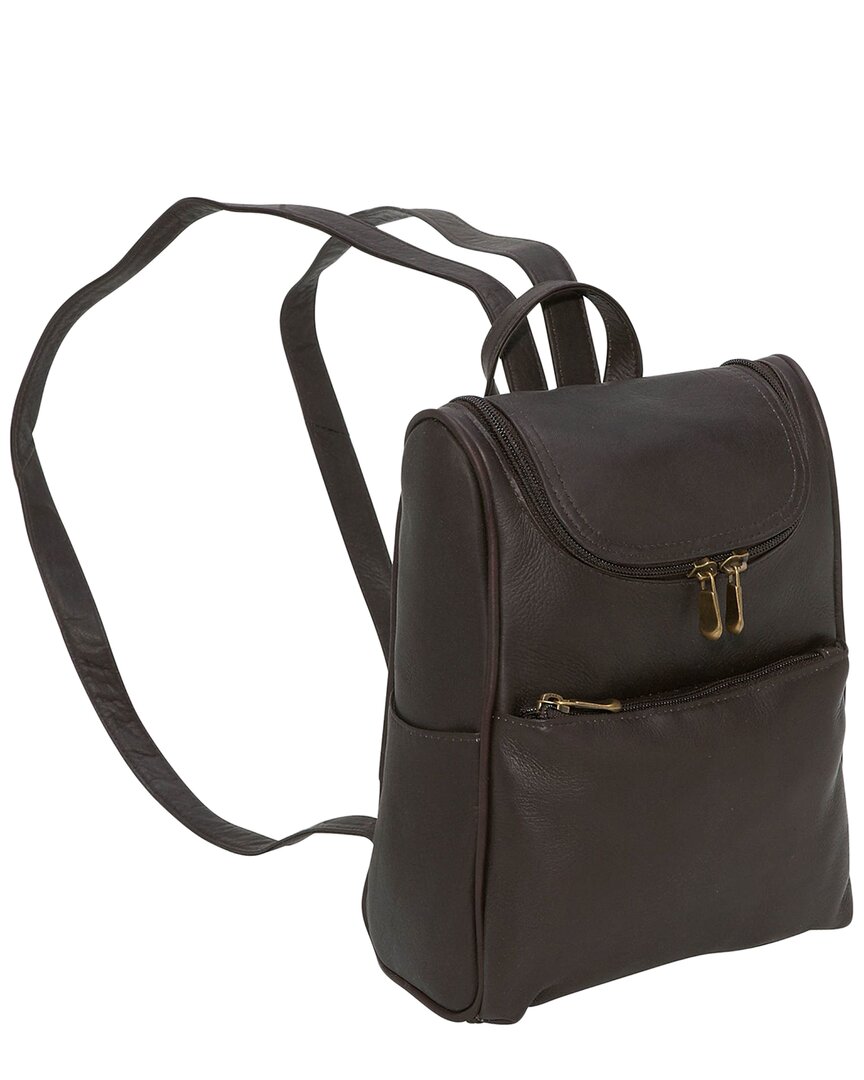 LE DONNE LE DONNE ON THE GO LEATHER BACKPACK