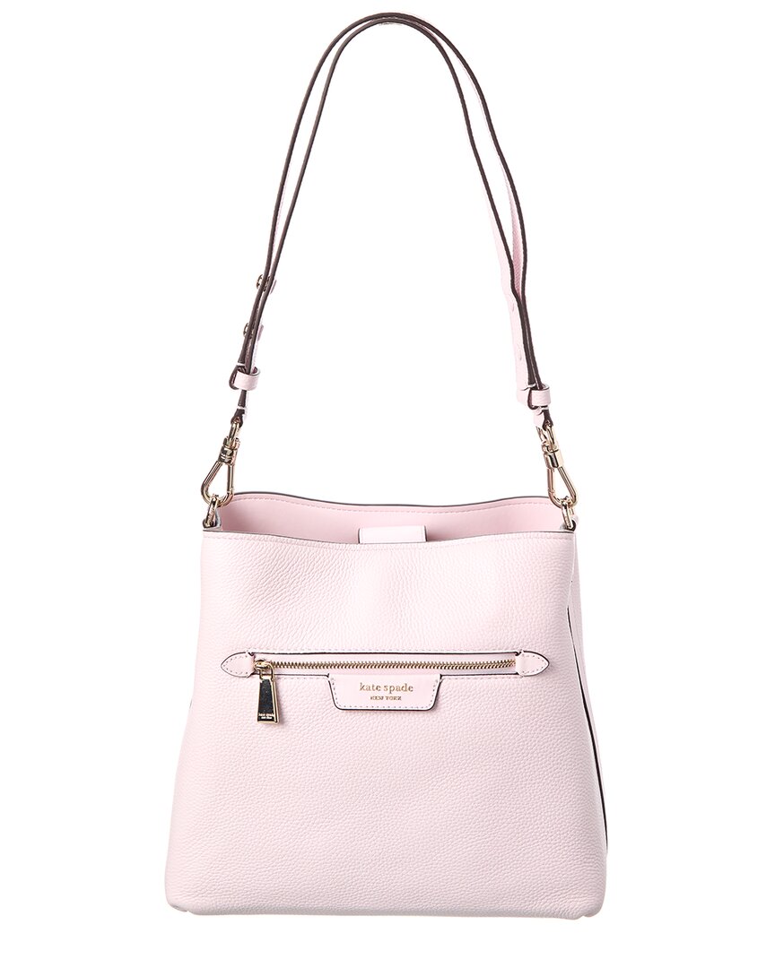 Kate Spade New York Hudson Pebbled Leather Shoulder Bag In Pink